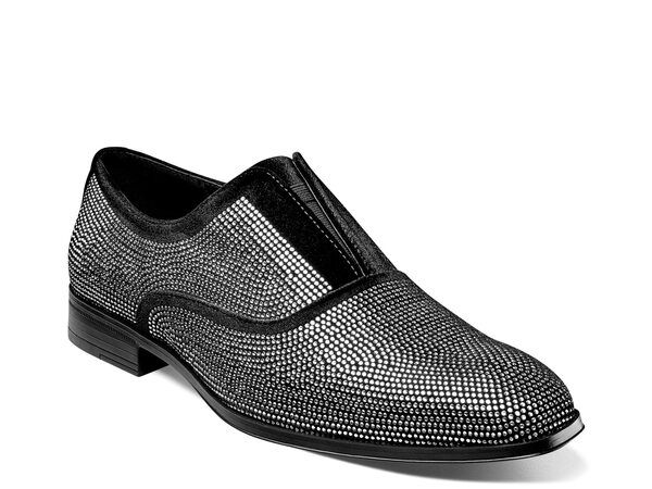 ステイシーアダムス メンズ シューズ スリッポン・ローファー Stacy Adams Starleigh SlipOn Silver Metallic シルバー