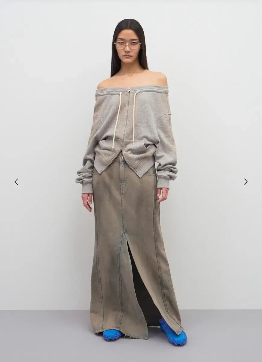 LCDC tm デニム スカート DIRTY WASHED DENIM SKIRT