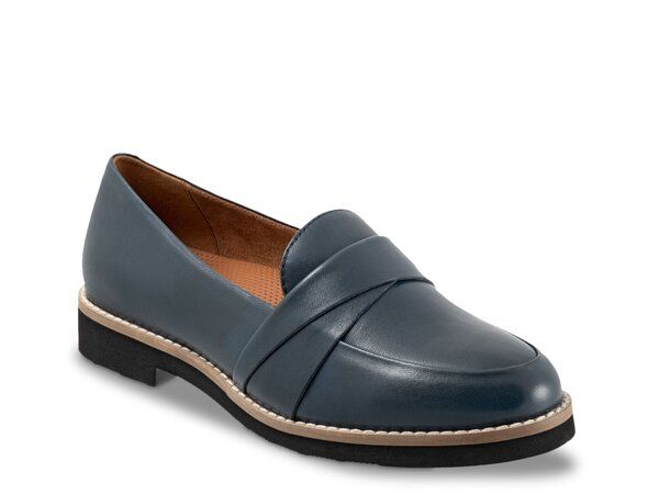 ソフトウォーク レディース シューズ スリッポン・ローファー Softwalk Walsh Loafer Navy ネイビー