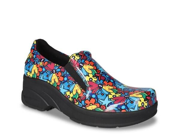 イージーストリート レディース シューズ スリッポン・ローファー Easy Works by Easy Street Appreciate Clog Black Combo ブラック