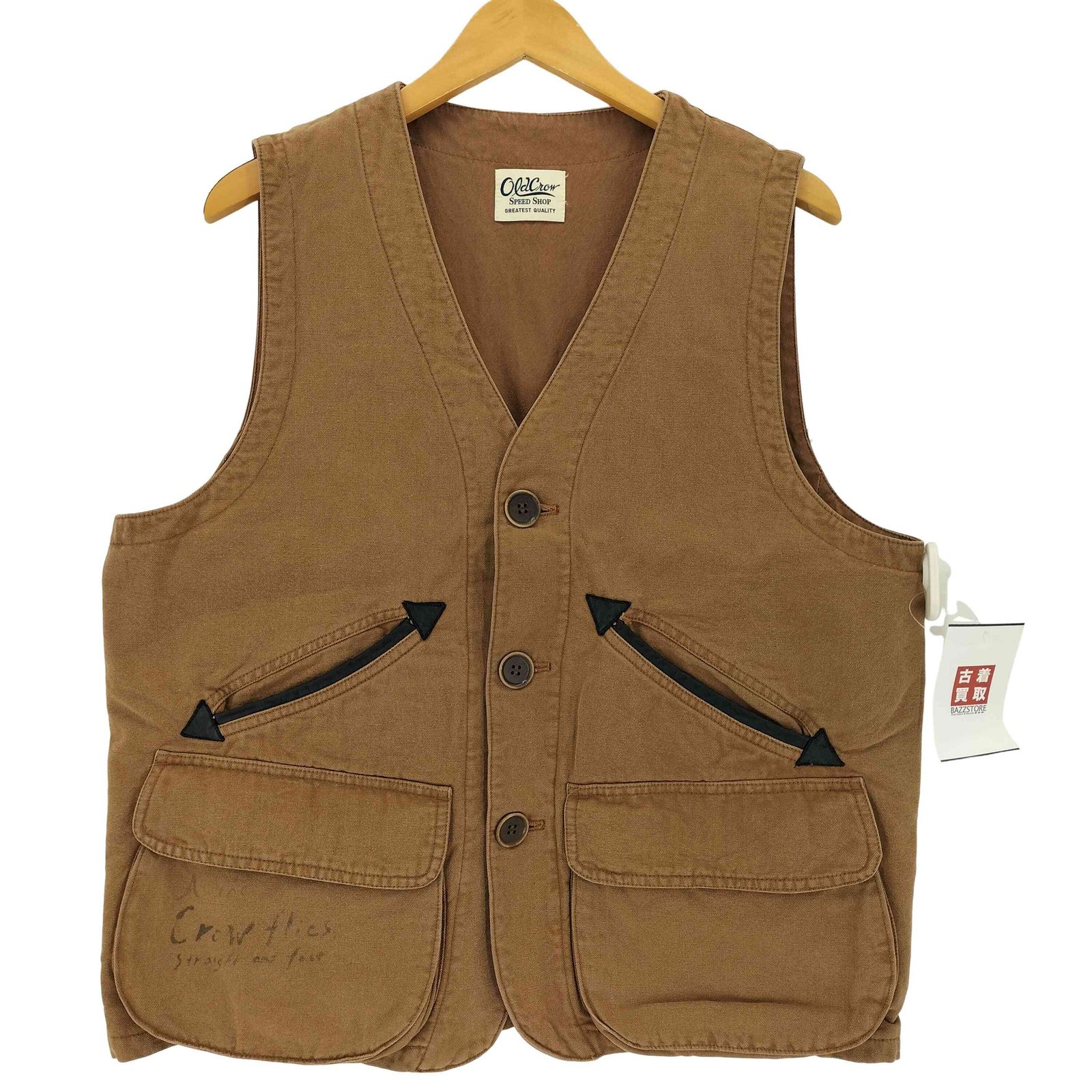 オールドクロウ OLD CROW THIRTEEN CROWS - TOOL VEST メンズ M
