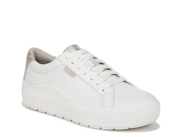 ドクター・ショール レディース シューズ スニーカー プラットフォーム Dr Scholls Time Off Platform Sneaker Womens WhiteGold Metallic ホ