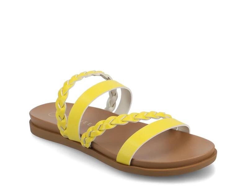 ジャーニー レディース シューズ サンダル Journee Colette Sandal Yellow イエロー