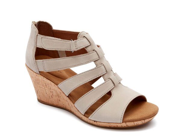 ロックポート レディース シューズ サンダル Rockport Briah Wedge Sandal Taupe トープ