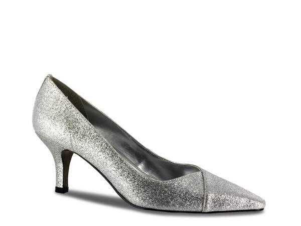 イージーストリート レディース シューズ パンプス シフォン Easy Street Chiffon Pump Silver Metallic Glitter シルバー 16,644円