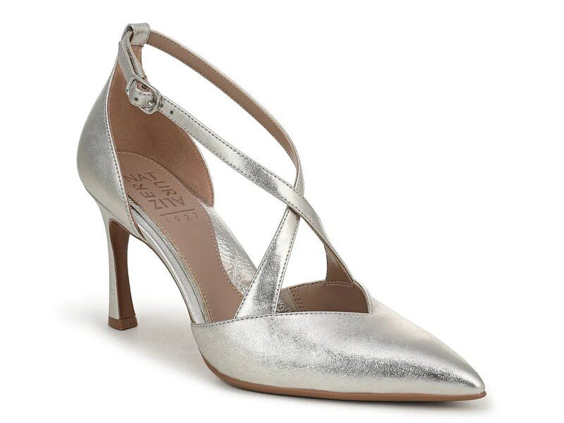 ナチュライザー レディース シューズ パンプス Naturalizer Angelina Pump Silver Leather シルバー