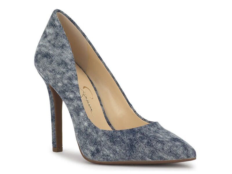 ジェシカシンプソン レディース シューズ パンプス Jessica Simpson Cassani Pump Blue Denim Fabric デニム