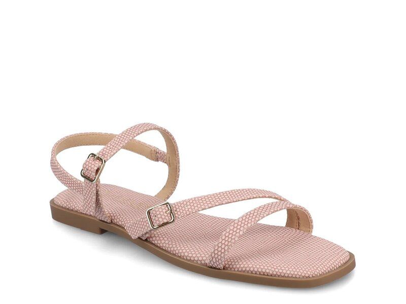 ジャーニー レディース シューズ サンダル Journee Brianna Sandal Pink Snake Print ピンク