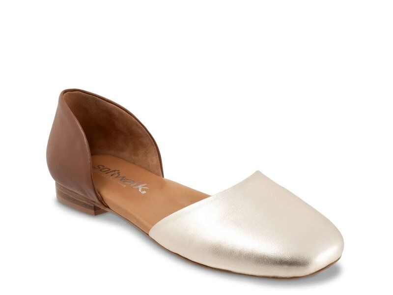 ソフトウォーク レディース シューズ パンプス Softwalkamari Flat BrownGold Metallic ブラウン