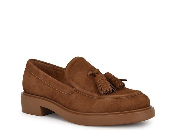 ナインウェスト レディース シューズ スリッポン・ローファー Nine West Roker Loafer Beige Suede ベージュ