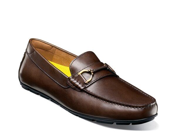 フローシャイム メンズ シューズ スリッポン・ローファー Florsheim Motor Bit Driving Loafer Dark Brown ブラウン
