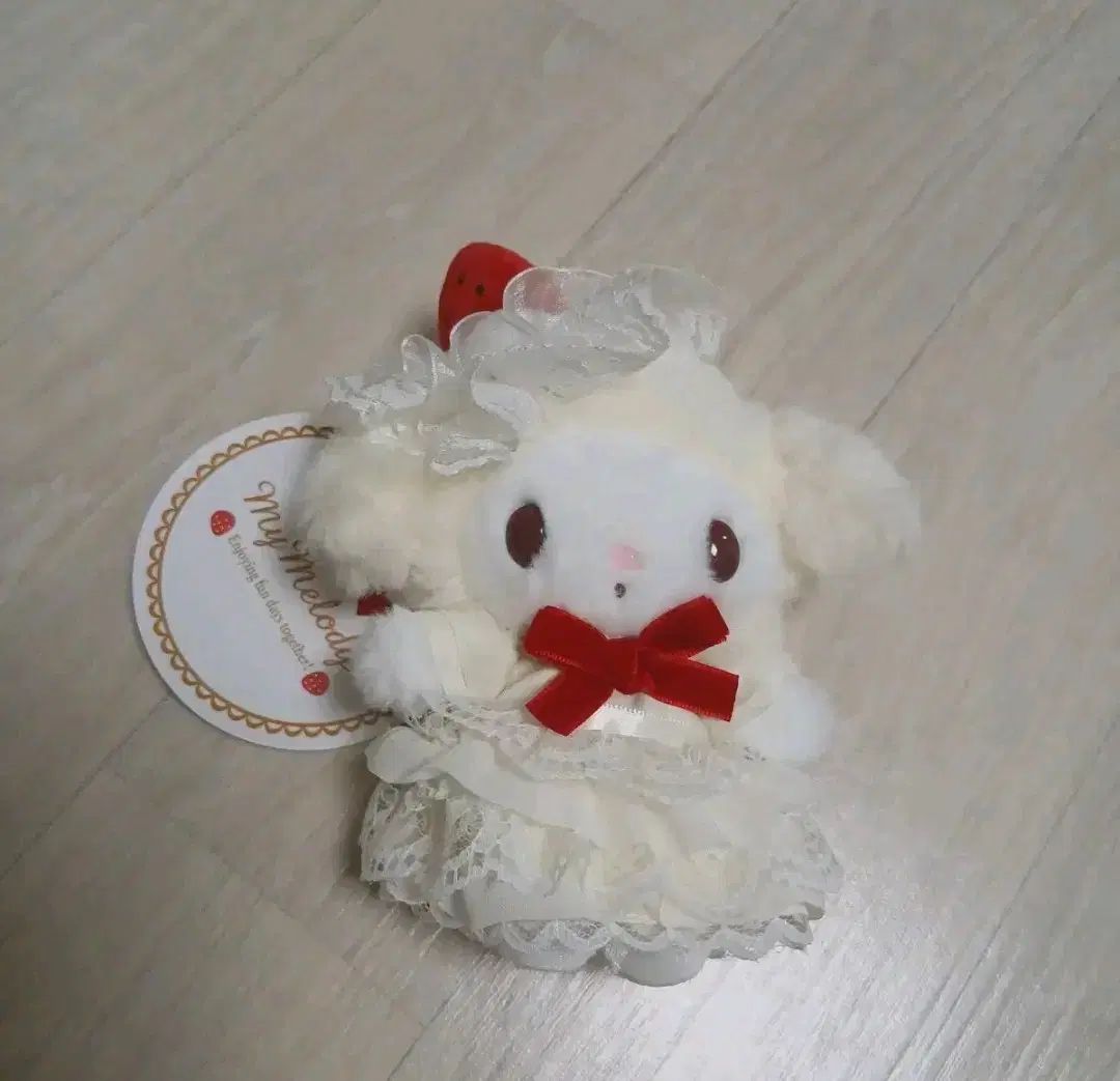 サンリオ マイメロディ ショートケーキ マスコット ぬいぐるみ キーホルダー