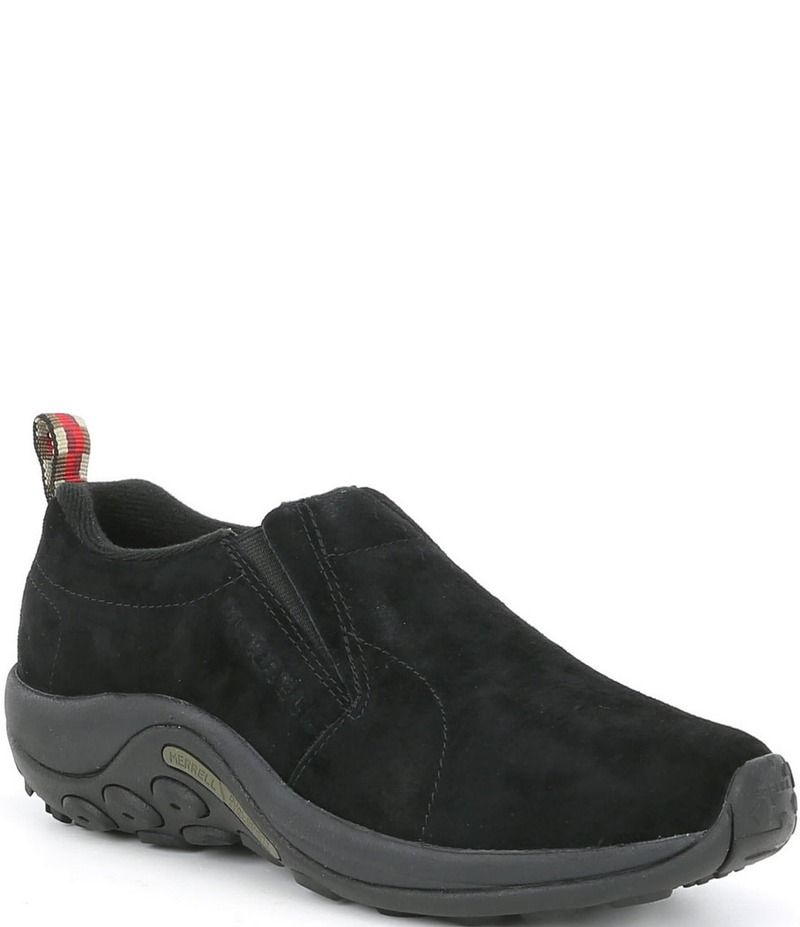 メレル レディース シューズ スニーカー スエード Merrell Womens Jungle Moc Suede Slip On Sneakers Midnight