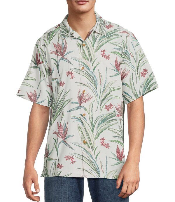 トッミーバハマ メンズ トップス シャツ Tommy Bahama Coastal Ease Mariscala Bloomshort Sleeve Woven Shirt Morel