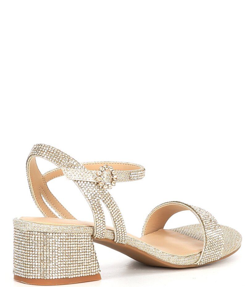 カッパーキー レディース シューズ サンダル Copper Key Waltz Glitter Rhinestone Dress Sandals Light Gold ゴールド