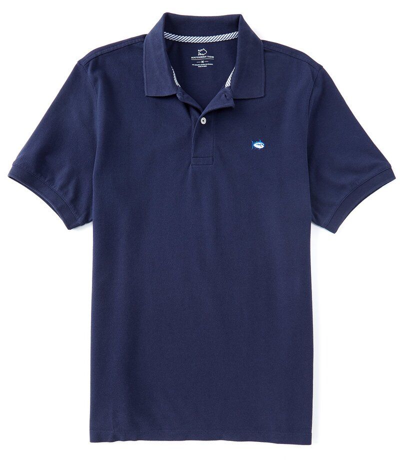 サウザーンタイド メンズ トップス シャツ ポロシャツ Southern Tide Skipjack Short Sleeve Polo Shirt True Navy ネイビー