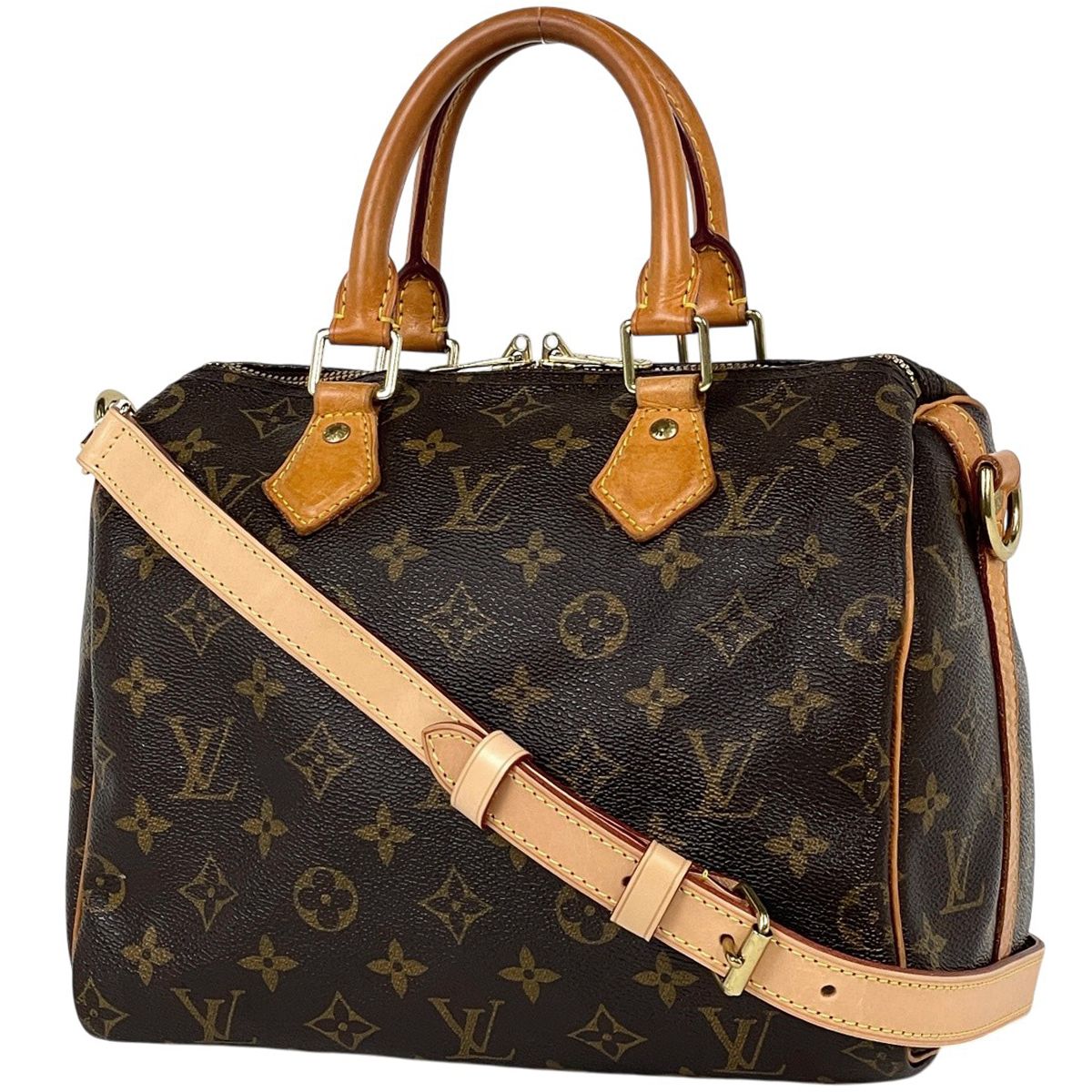 ルイ・ヴィトン Louis Vuitton スピーディ バンドリエール25 2WAY ハンドバッグ モノグラム ブラウン M41113 レディース 【中古】