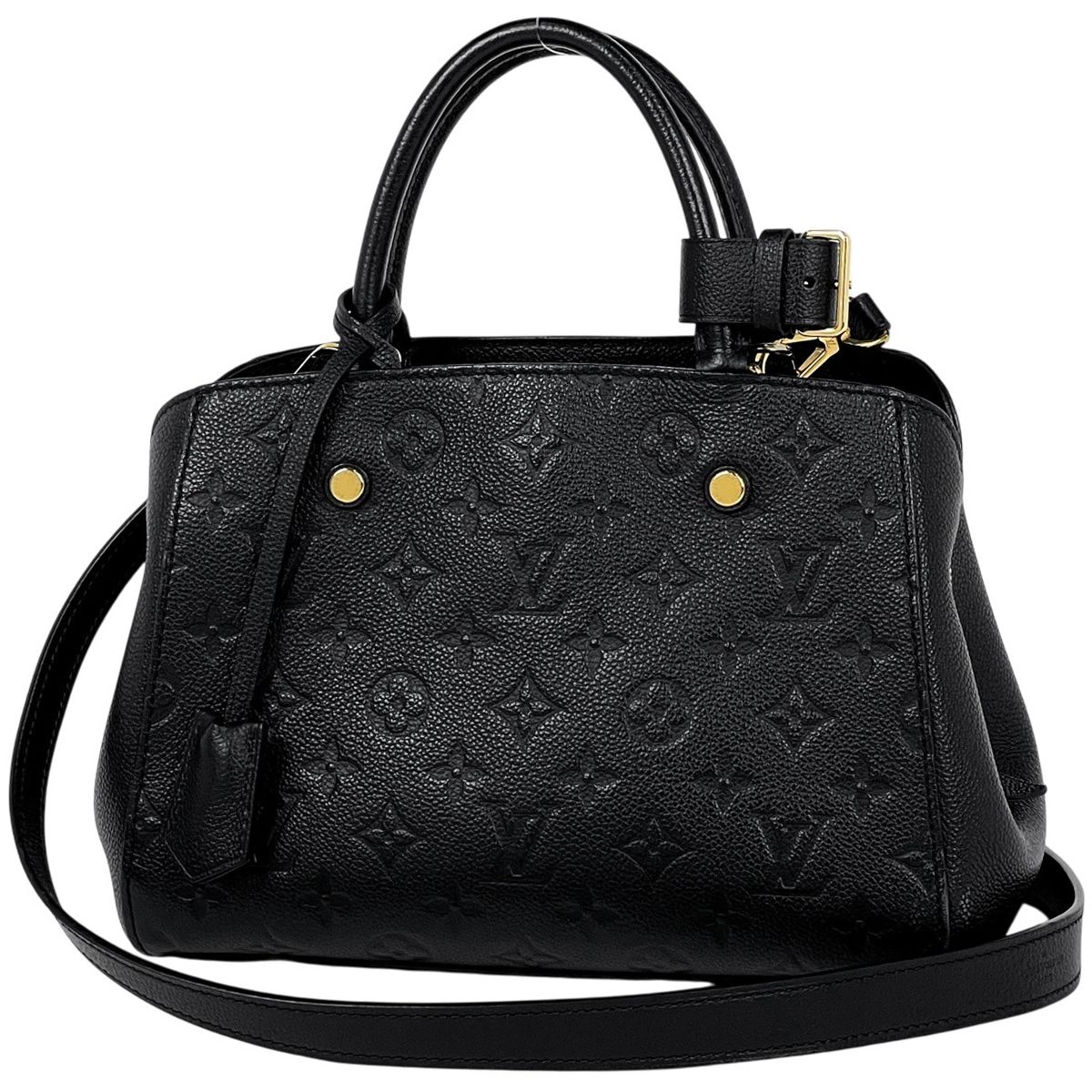 ルイ・ヴィトン Louis Vuitton モンテーニュBB 2WAY ショルダーバッグ ハンドバッグ モノグラムアンプラント ノワール(ブラック) M41053 レディース 【中古】