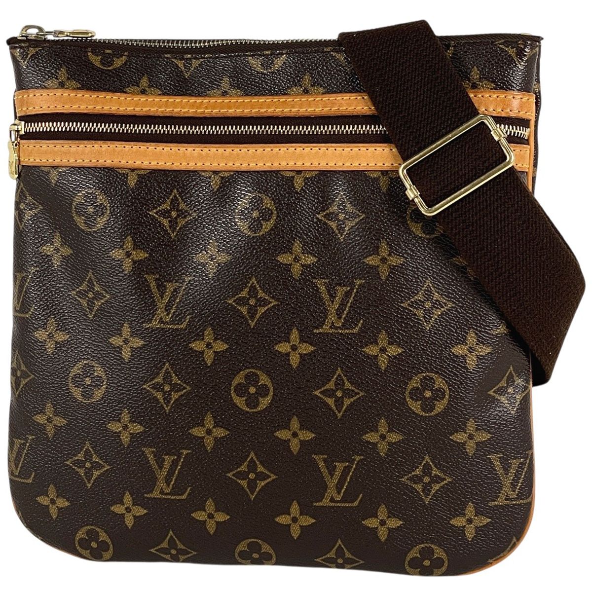 ルイ・ヴィトン Louis Vuitton ポシェット ボスフォール ショルダーバッグ モノグラム ブラウン M40044 レディース 【中古】