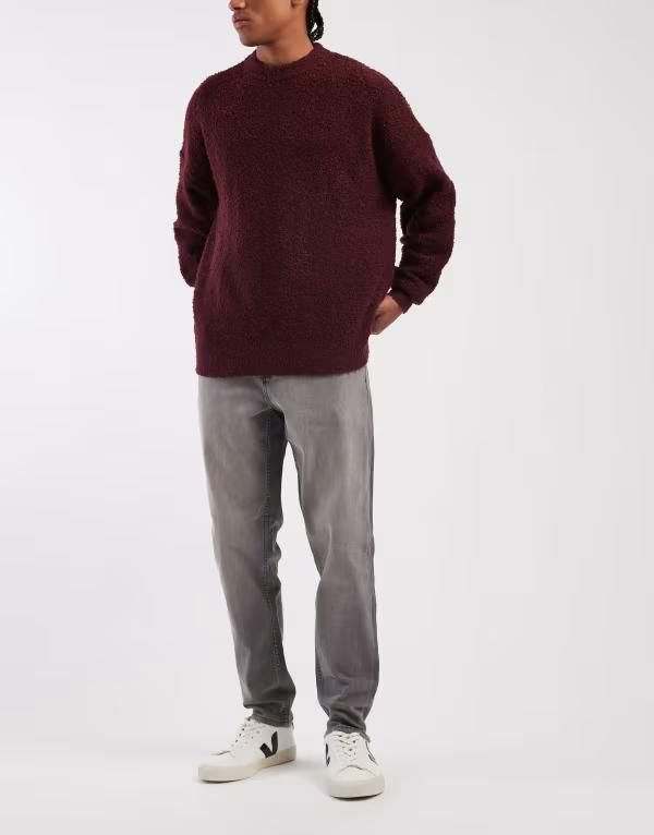 エイソス メンズ ボトムス デニムパンツ ジーンズ ASOS DESIGN classic rigid jeans Gray グレー