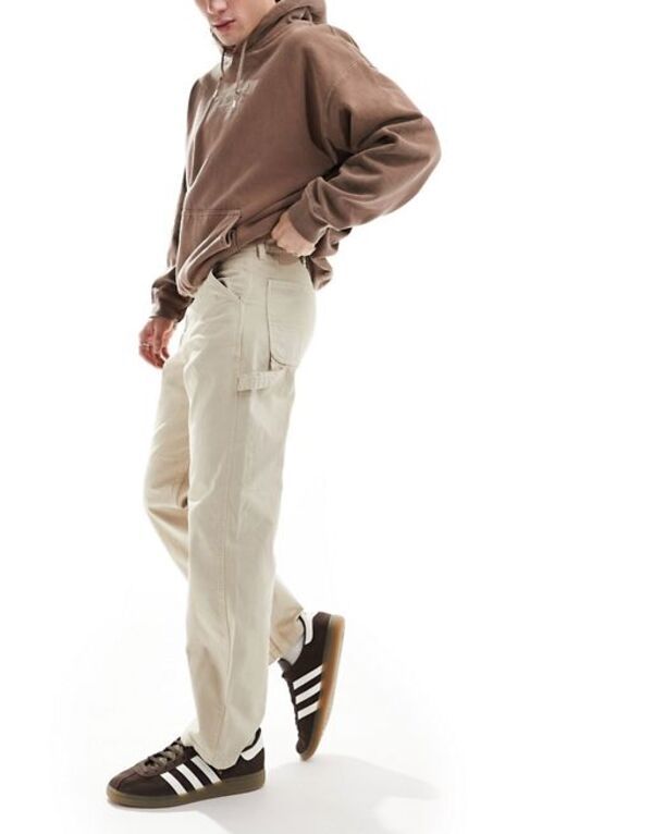 ジャック アンド ジョーンズ メンズ ボトムス カジュアルパンツ パンツ Jack Jones loose fit carpenter pants Fields of Rye ベージュ