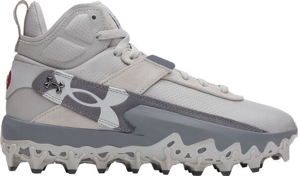 アンダーアーマー メンズ シューズ スニーカー Under Armour Mens Harper 10 Pro Mid TPU Baseball Cleats Triple Grey グレー