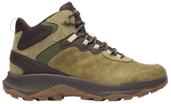 メレル メンズ シューズ ブーツ・レインブーツ レザー Merrell Menspeed Strike 2 Mid Leather Waterproof Hiking Boots Drab