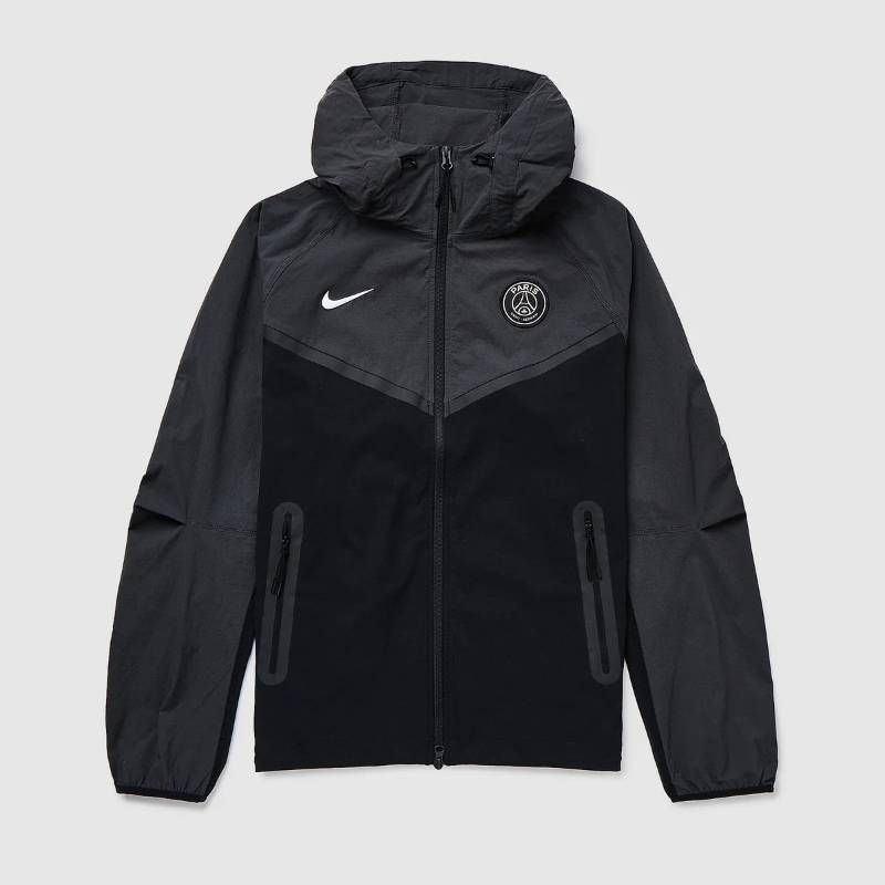 【送料無料・匿名配送】Nike ナイキ パリ・サンジェルマン PSG 2026/27 公式 テック ウーブン ウィンドランナー ジャケット 黒 ジャージ 新品 正規品