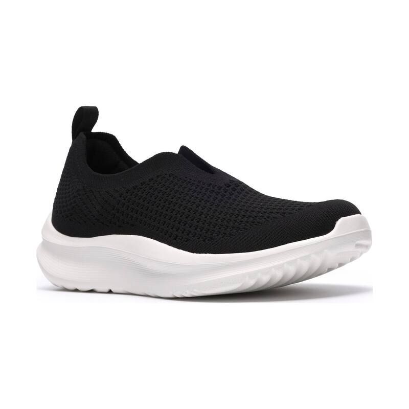 クラークス レディース シューズ スニーカー ニット Clarks Cloudstepper Solevana Womens Knit SlipOn Shoes Black ブラック