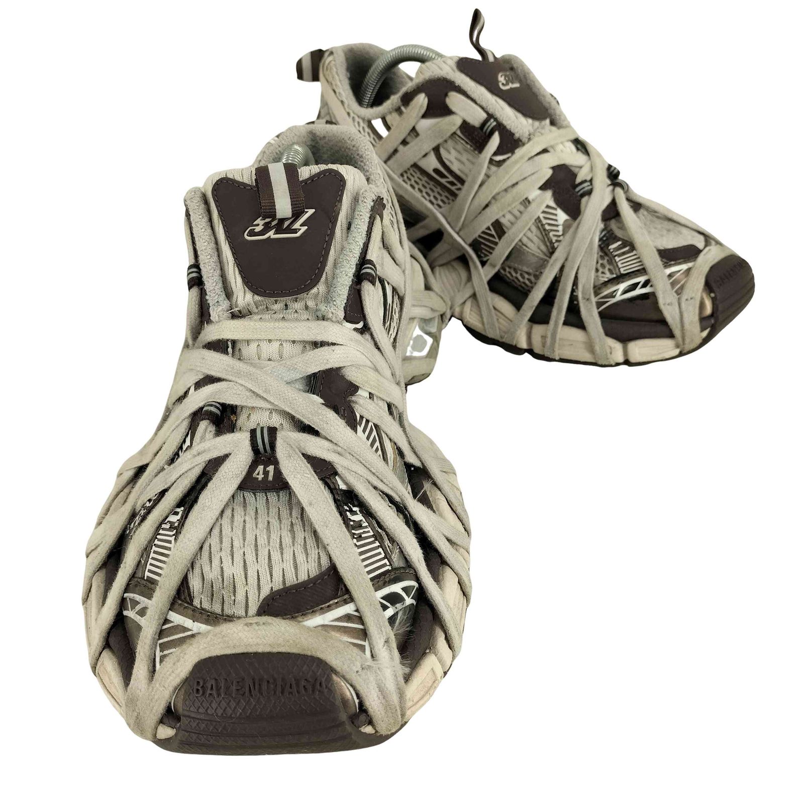 バレンシアガ BALENCIAGA 3XL Sneaker EXTREME LACE ボリュームスニーカー メンズ JPN：27
