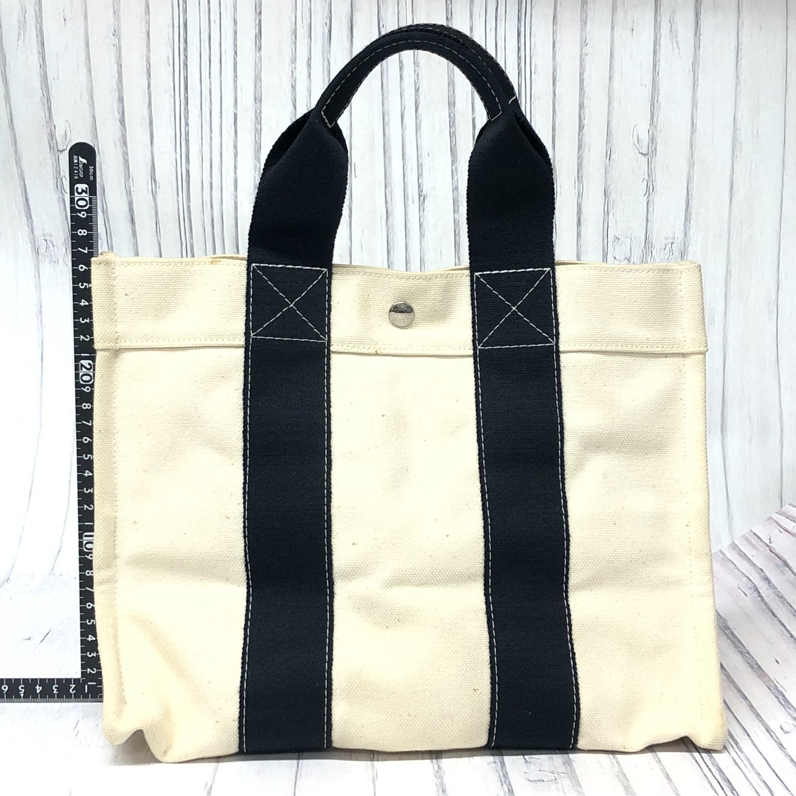 m001L X(80) HERMES エルメス ボラボラPM トートバッグ ナチュラル 