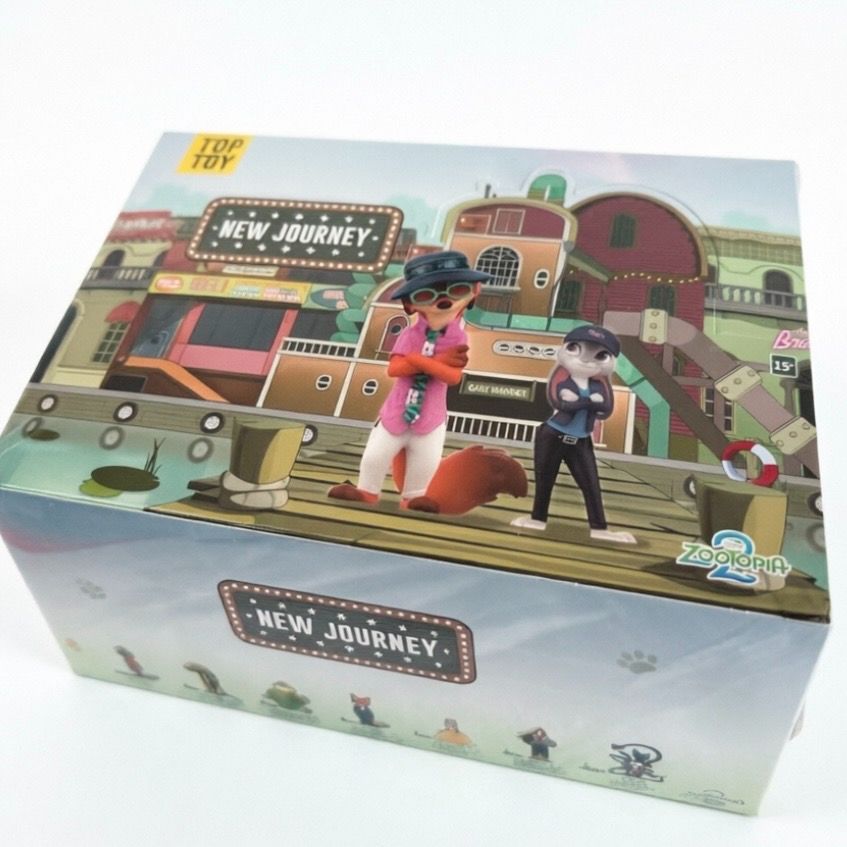 【即納】新品未開封 TOP TOY Disney Zootopia 2 NEW JOURNEY ズートピア2 ニック ジュディ フィギュア ブラインドボックス ランダム 1BOX 6体セット（全7種：通常6種＋シークレット1種）