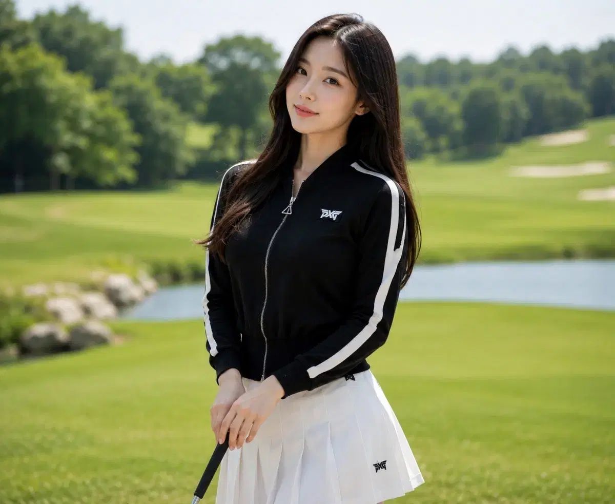 PXG レディース ゴルフ ジップアップ カーディガン S