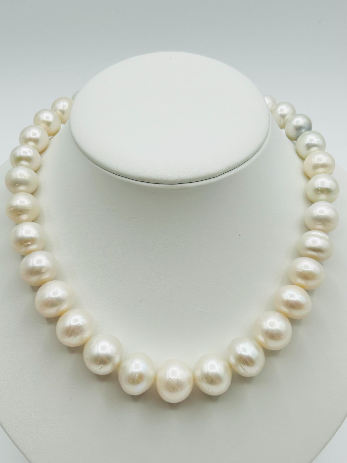 「驚愕のビッグサイズ！」南洋 白蝶 パール ネックレス 11.4-17.0ｍｍ South Sea Pearl