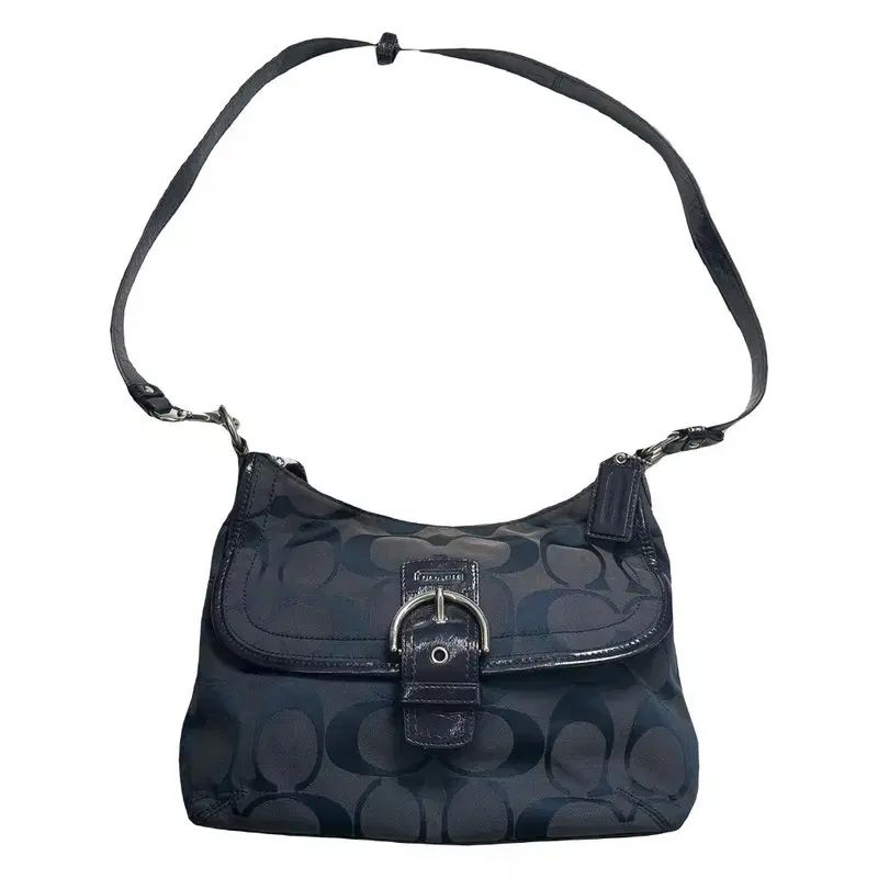COACH Soho シーグリ ショルダーバッグ ネイビー