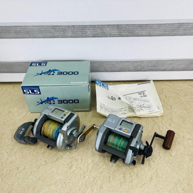 シマノ リール2点セット 【中古】SHIMANO DIGITANA SLS 小船 3000 GT3000 未チェック 釣り具 フィッシング/517244
