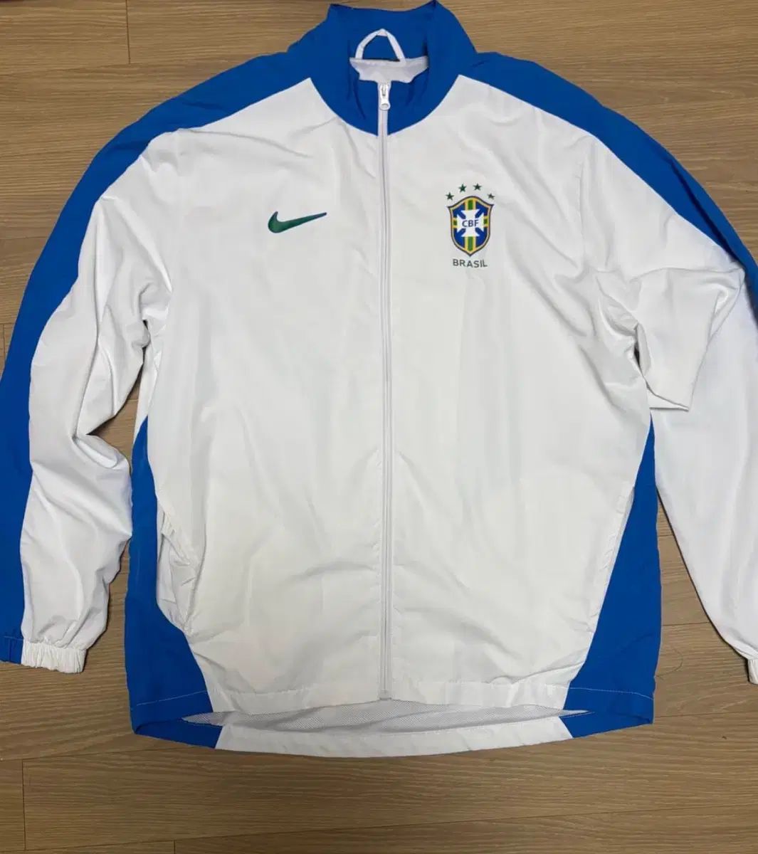 NIKE ブラジル サッカー 韓国国家代表チーム ウィンドブレーカー 白/青