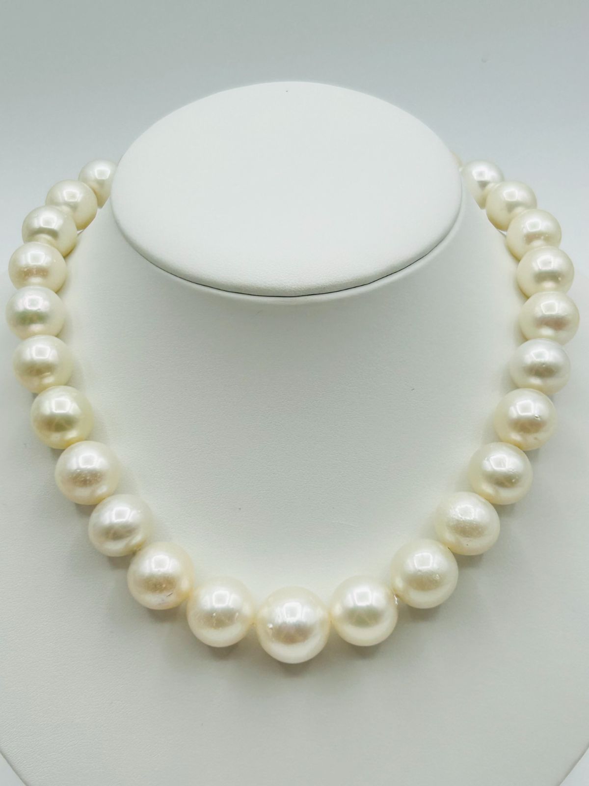 「憧れのビッグサイズ！」南洋 白蝶 パール ネックレス 12.0～16.0mm South Sea Pearl