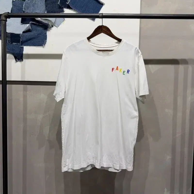 (110) NIKE x T1 FAKER ストリート カジュアル 刺繍 半袖 Tシャツ