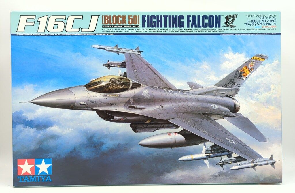 タミヤ 1/32 エアクラフトシリーズNo.15 F-16C ブロック50 ファイティングファルコン 60315