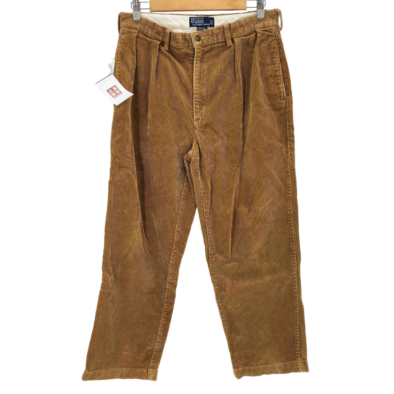 ポロバイラルフローレン Polo by RALPH LAUREN 90S ANDREW PANT コーデュロイ2タックパンツ メンズ 34/34