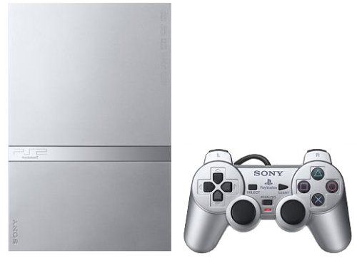 PlayStation 2 サテン・シルバー (SCPH-77000SS) 【メーカー生産終了