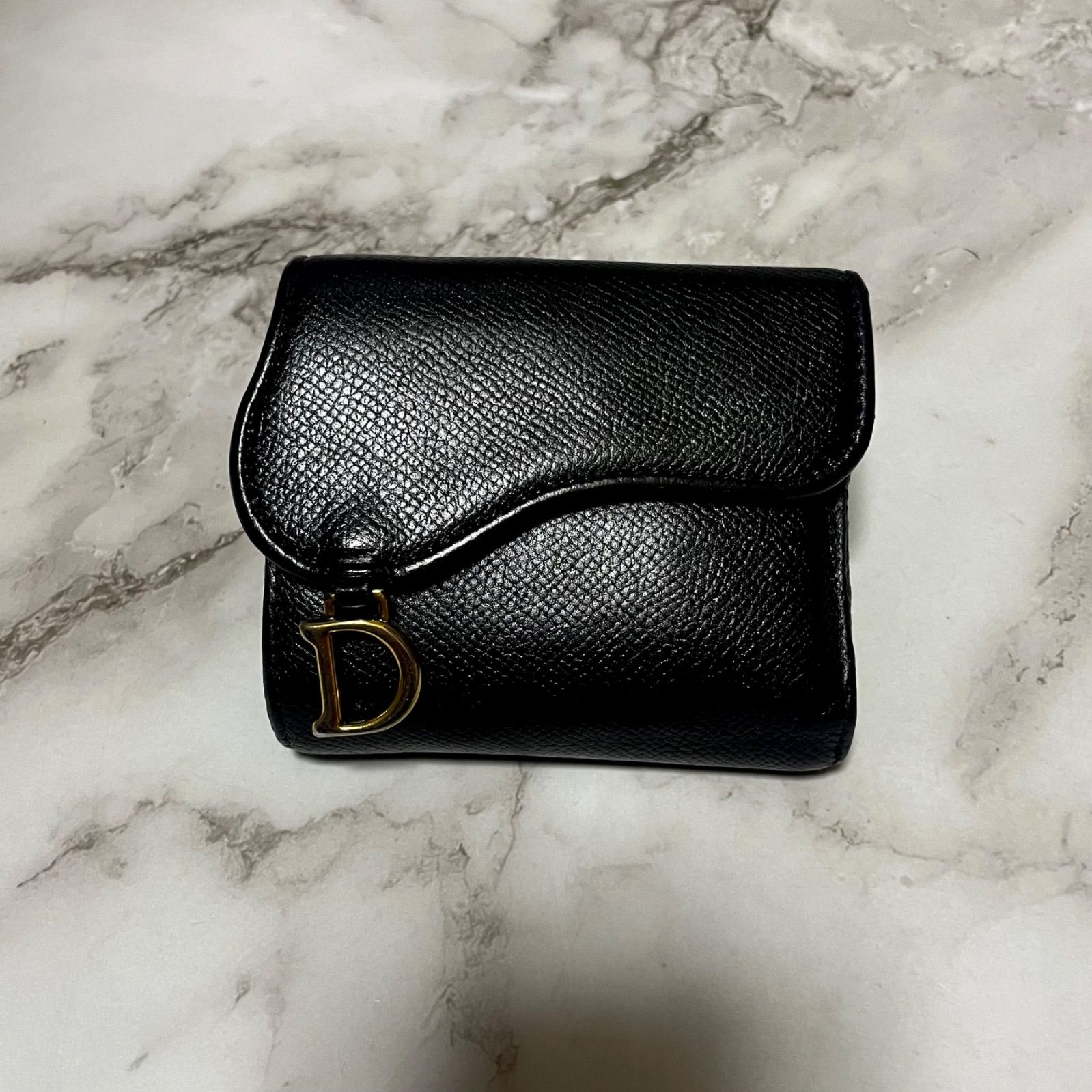 26 Christian Dior 三つ折り財布 レザー