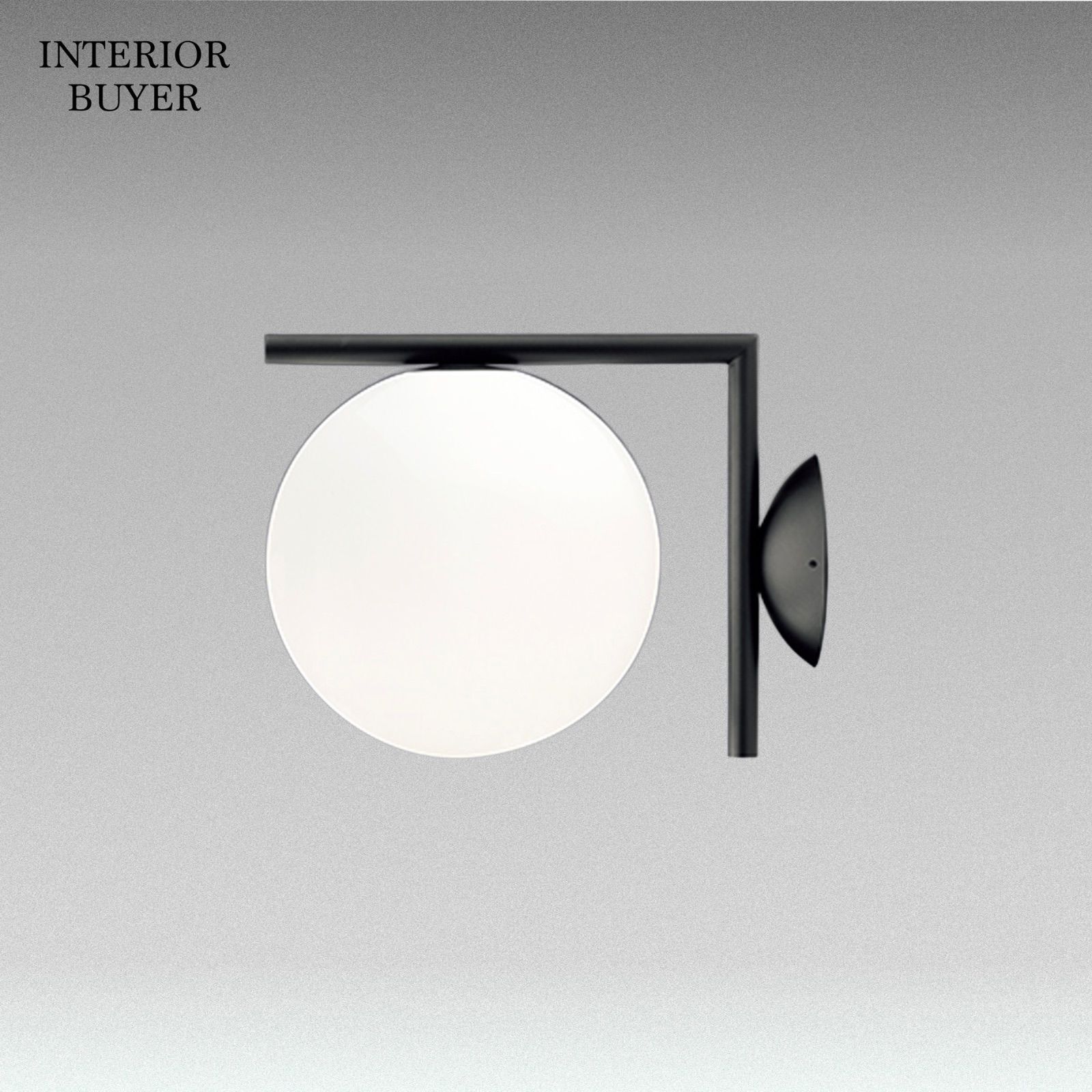FLOS フロス IC LIGHTS C/W1 アイシーライツ C/W1 シーリングライト ウォールライト Black マイケル・アナスタシアデス 定価10万