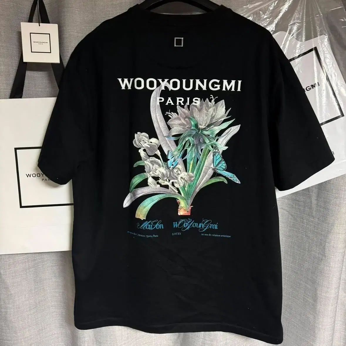 ((ほぼ新品)) WOOYOUNGMI ウーヨンミ フラワー 半袖