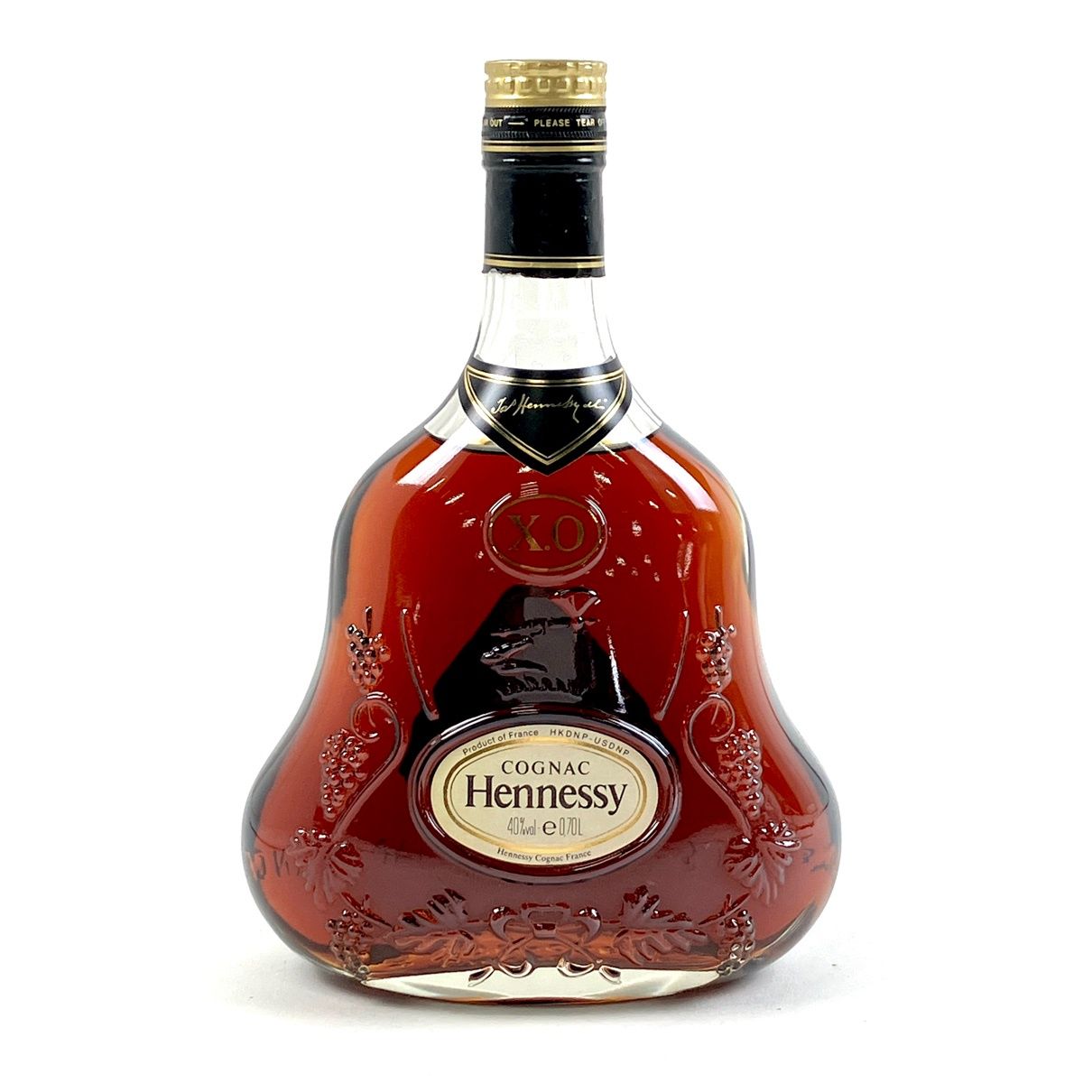 ヘネシー Hennessy XO 金キャップ クリアボトル 700ml ブランデー コニャック 【古酒】