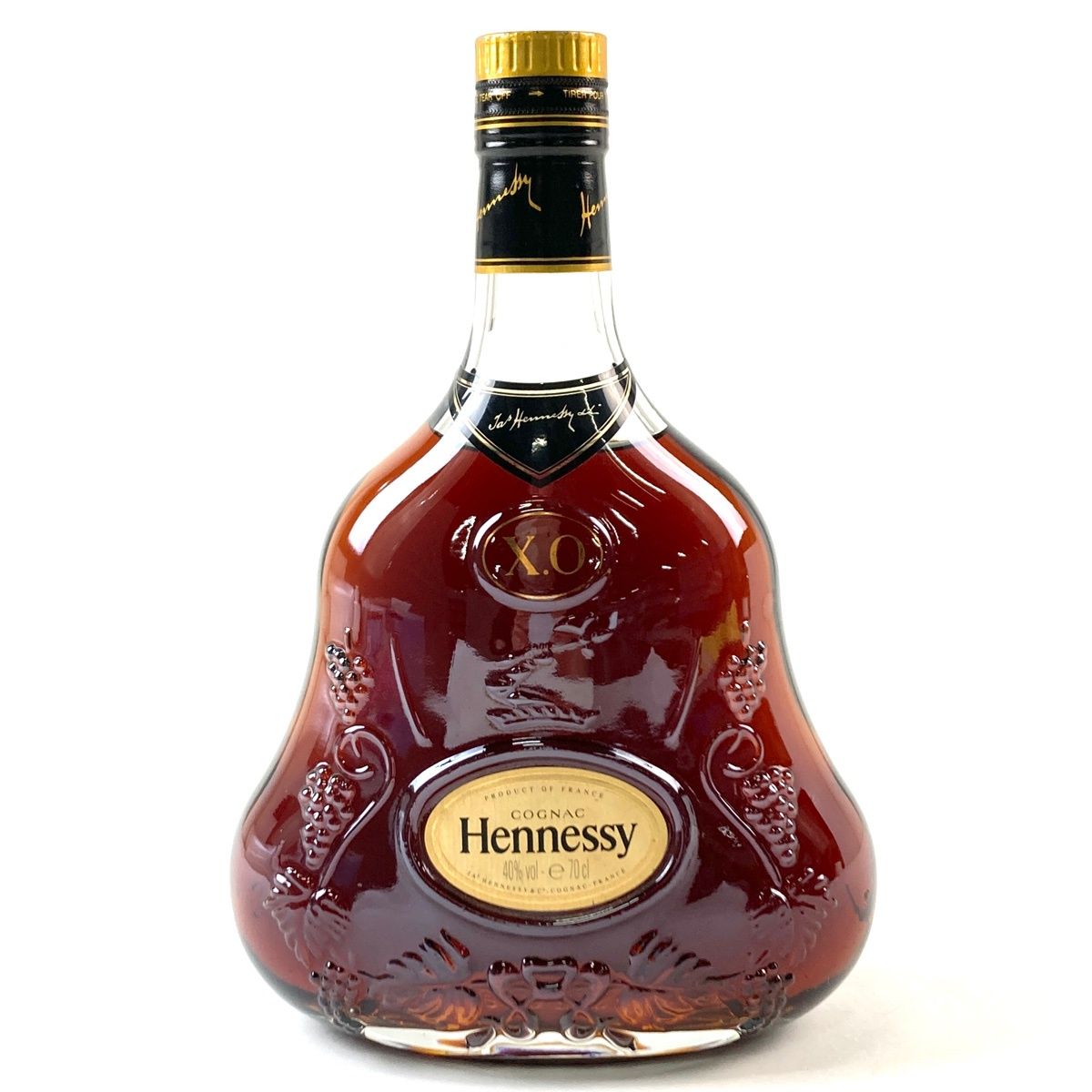 ヘネシー Hennessy XO 金キャップ クリアボトル 700ml ブランデー コニャック 【古酒】