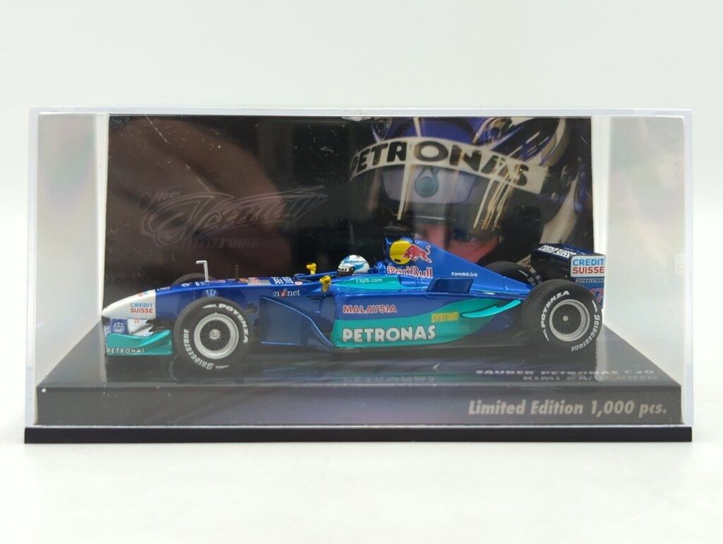 ポールズモデルアート 1/43ミニチャンプス SAUBER PETRONAS C20 KIMI RAIKKONEN 2001＃17 120396