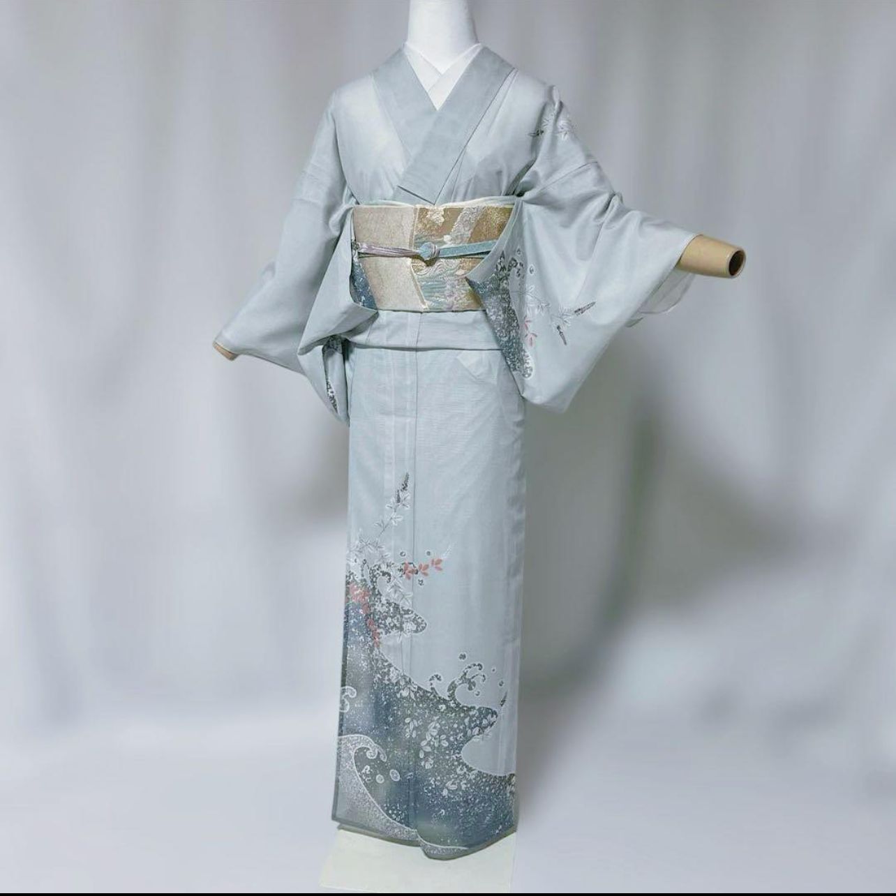 東レ 絽 訪問着 フルセット 夏袋帯 夏帯締め 夏帯揚げ 洗える着物 美品