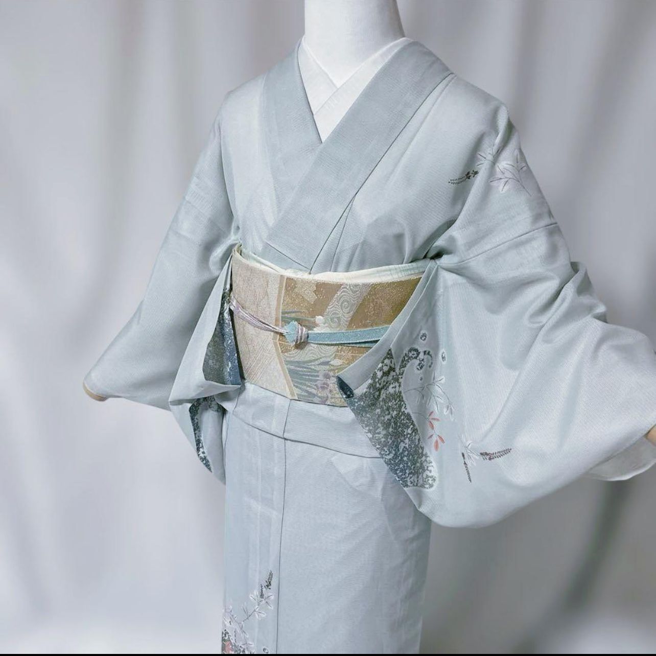 東レ 絽 訪問着 フルセット 夏袋帯 夏帯締め 夏帯揚げ 洗える着物 美品